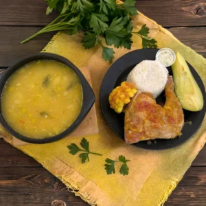 Ajiaco con pollo
