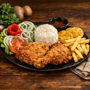 Bandeja de Pollo Broaster
