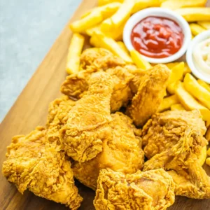 ½ Pollo Broaster (4 presas)