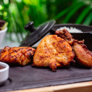 Chuleticas de pollo BBQ