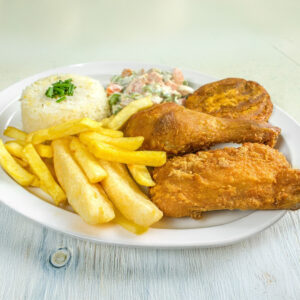 Bandeja de Pollo Broaster